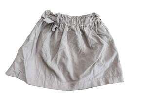 Little English Girls Paperbag Bow Skirt Stone Corduroy Size 8 Classic Southern